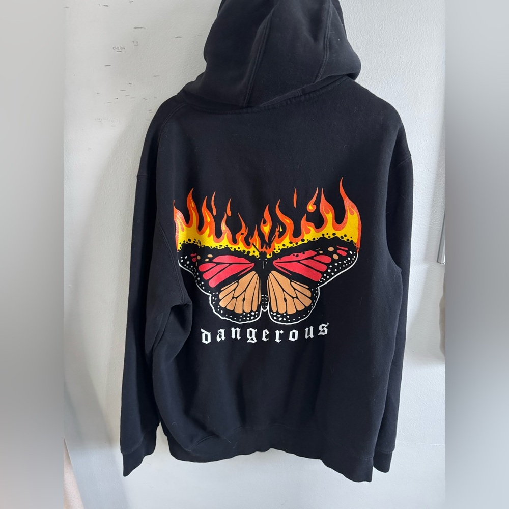 Eldon Dangerous butterfly hoodie size Large - Picture 6 of 7